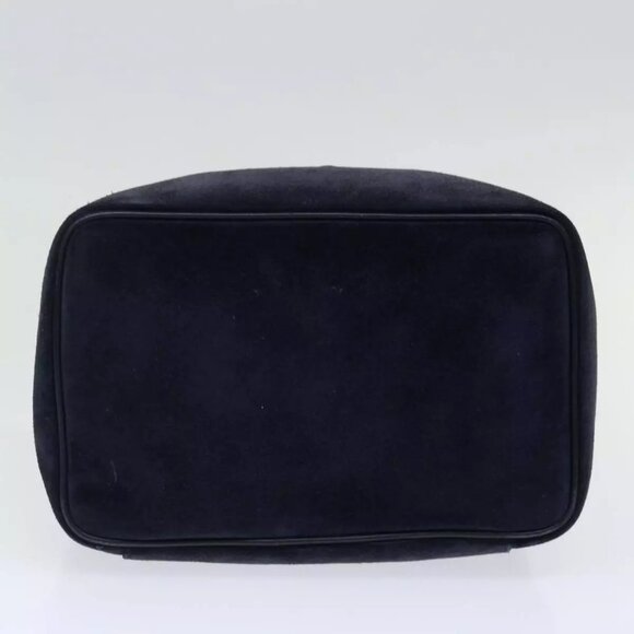 GUCCI Vanity Cosmetic Pouch Suede Navy - Picture 13 of 16